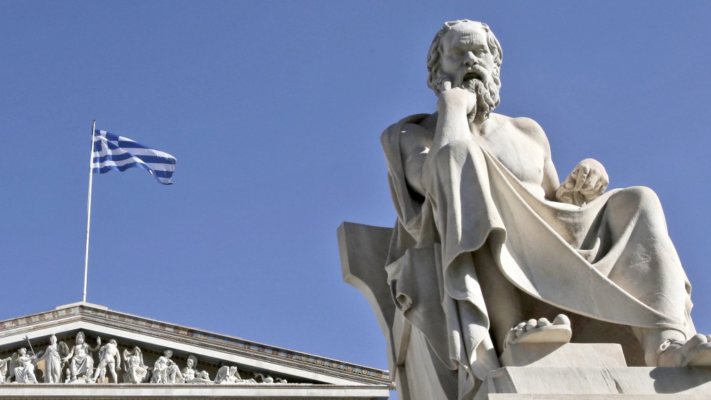 Eine Sokrates-Statue (Foto: dpa)