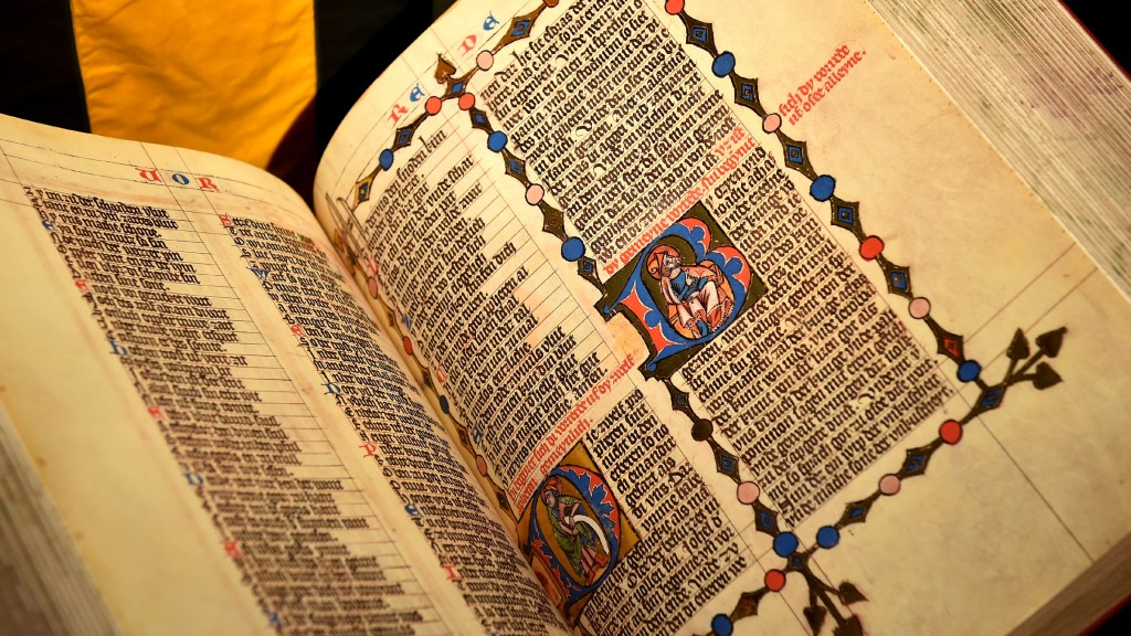 Eine mittelaterliche Bibel (Foto: dpa)