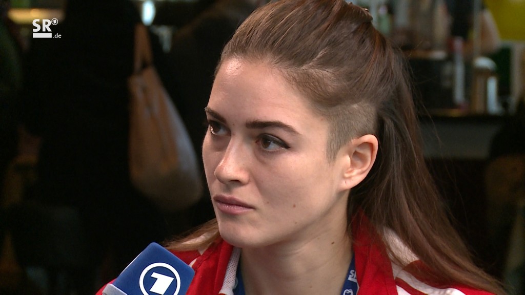 Foto: Luisa Ricar in der SR Lounge