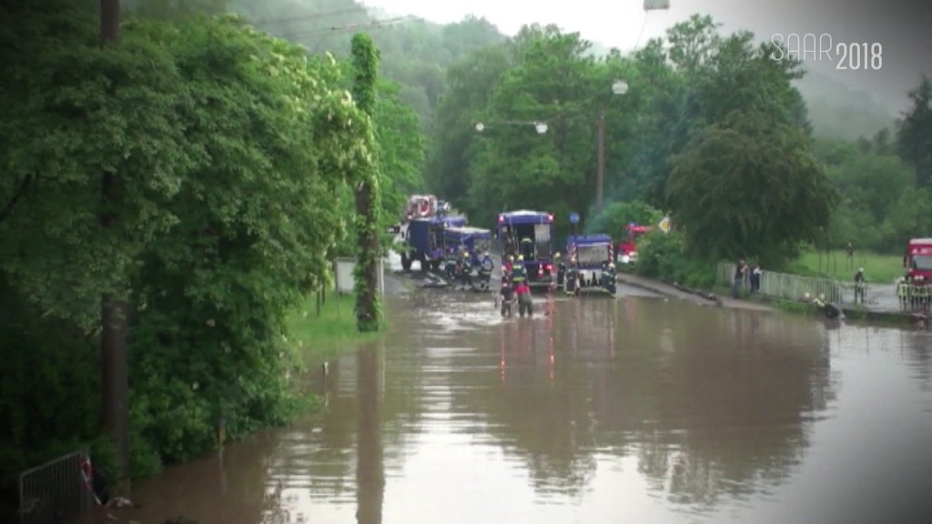 Foto: Überschwemmung in Dirmingen