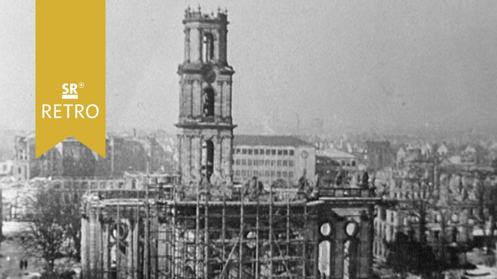 Foto: Wiederaufbau der Ludwigskirche