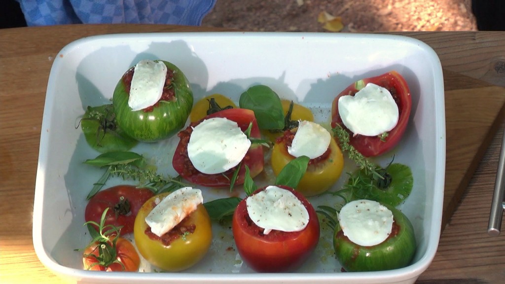 Foto: Gefüllte Tomaten mit Gemüsereis