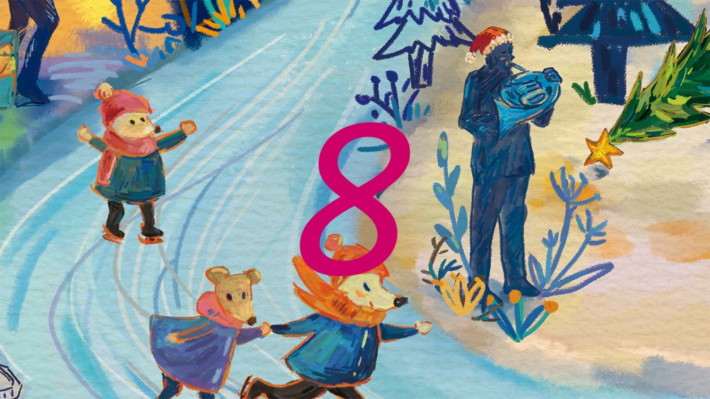 Musikalischer Adventskalender (Illustration: Wenwen Fei)