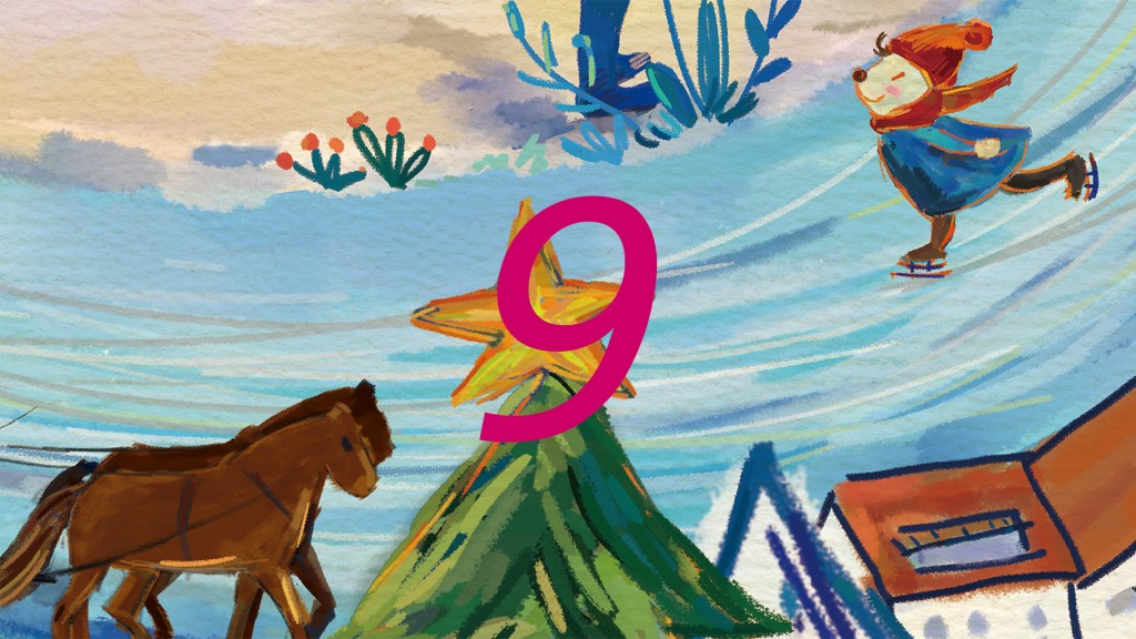 Musikalischer Adventskalender (Illustration: Wenwen Fei)