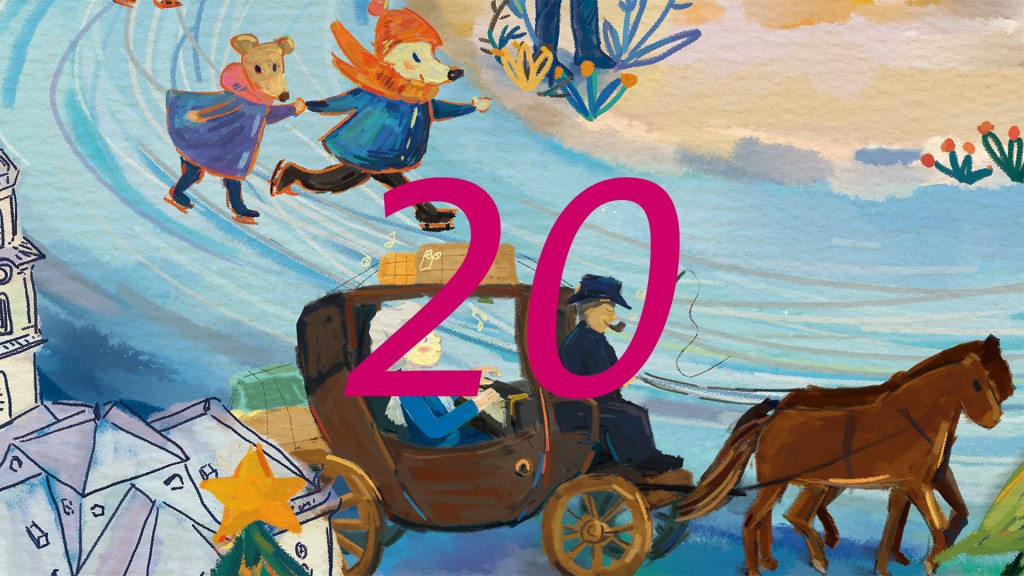 Musikalischer Adventskalender (Illustration: Wenwen Fei)