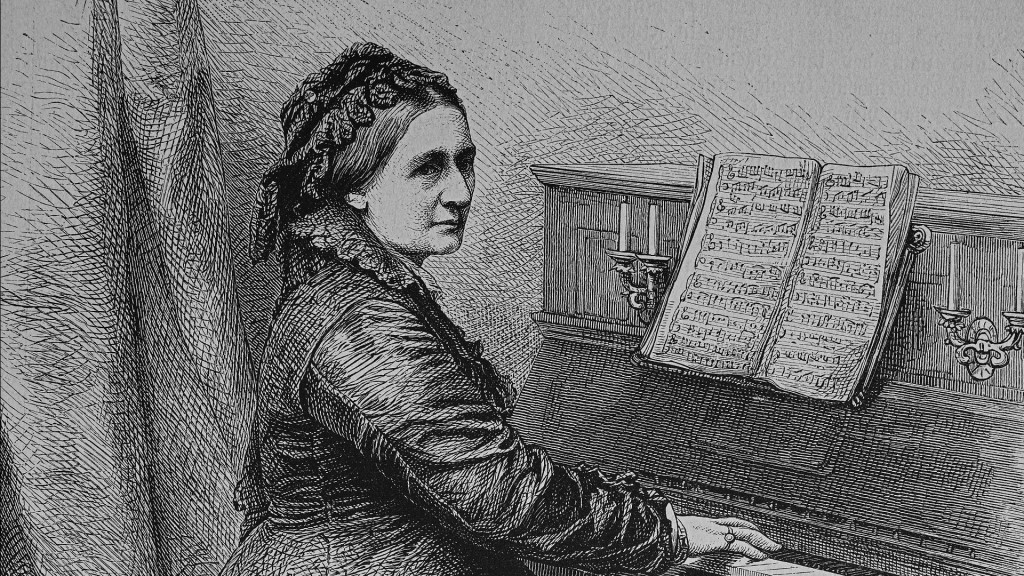 Clara Josephine Schumann, 1819 - 1896; geborene Wieck war eine deutsche Pianistin und Komponistin, Holzschnitt, ca 1880, digitale Reproduktion einer historischen Vorlage (Foto: picture alliance/ Bildagentur-online/Celeste)