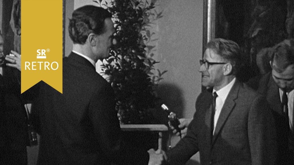 Foto: erleihung Albert-Weisgerber-Preis 1964 an Fritz Berberich