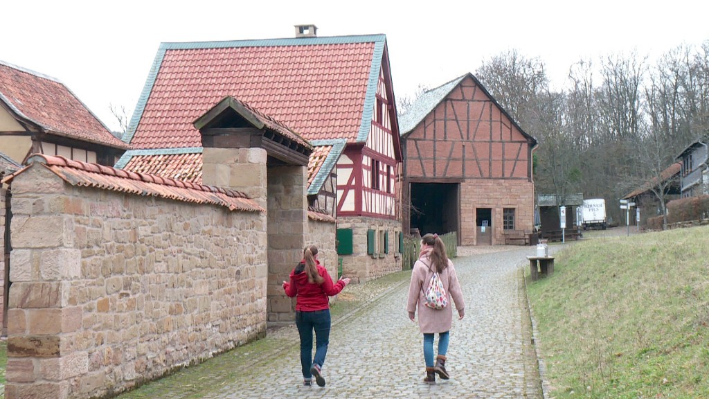 Unterwegs im Freilichtmuseum Bad Sobernheim (Foto: SR/Elisa Teichmann)