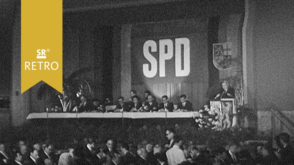 Foto: Fünfter Landesparteitag der SPD in Völklingen 1964