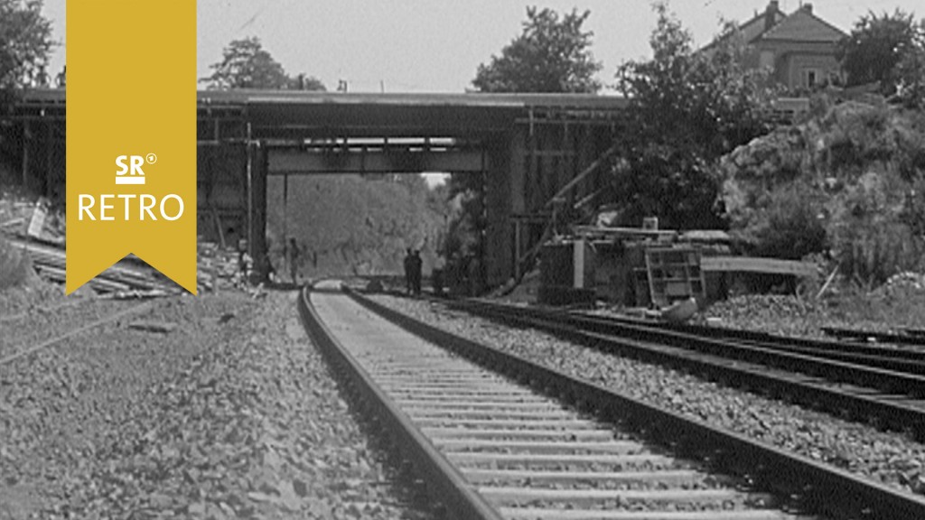 Neue Eisenbahnbrücke in Bexbach