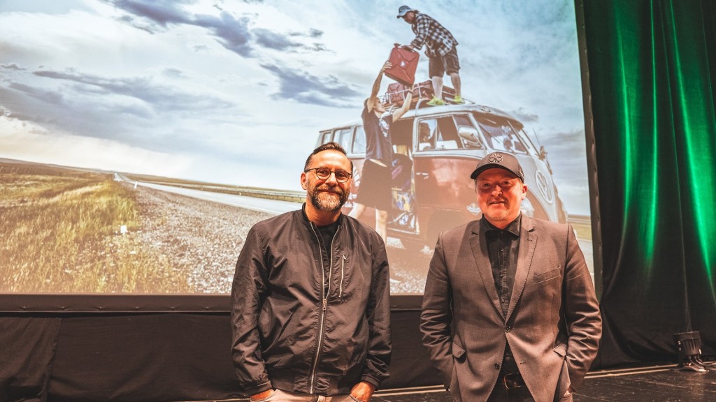 Uwe Jäger mit Joey Kelly (Foto: Felix Schneider / SR)