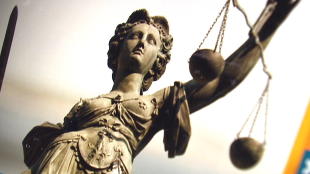 Symbolbild: Justizia, die römische Göttin der Gerechtigkeit (Archivfoto: SR Fernsehen)