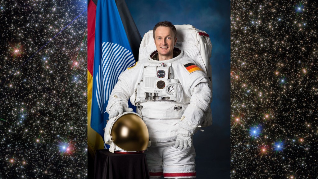 Matthias Maurer im Raumanzug (Foto: NASA / ESA)