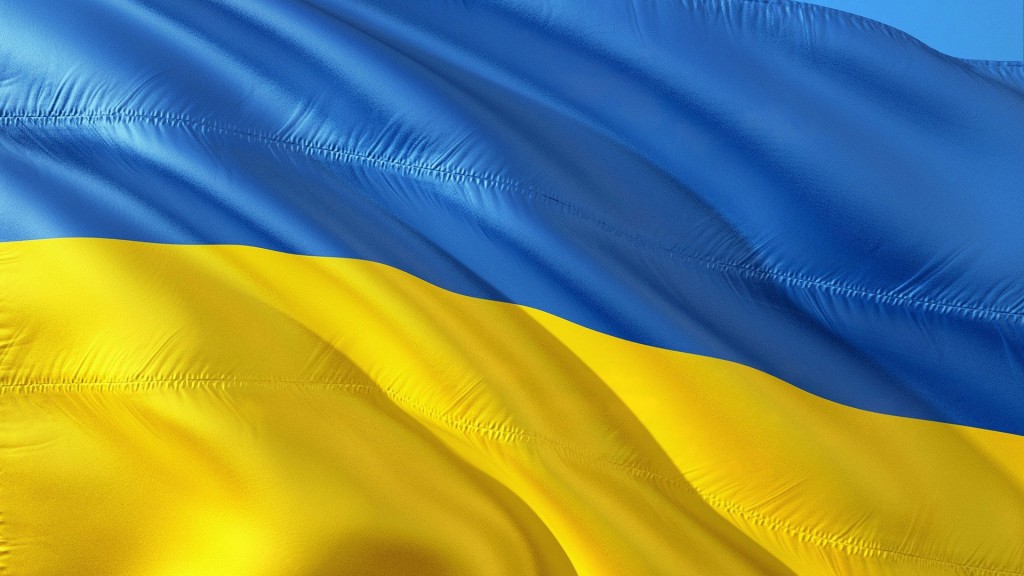 Die blau-gelbe Flagge der Ukraine (Bild: Pixabay / jorono)