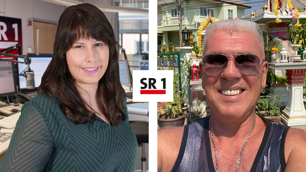 SR 1 Moderatorin Naina Singh und Jürgen Kammer (Foto: SR1/Privat)