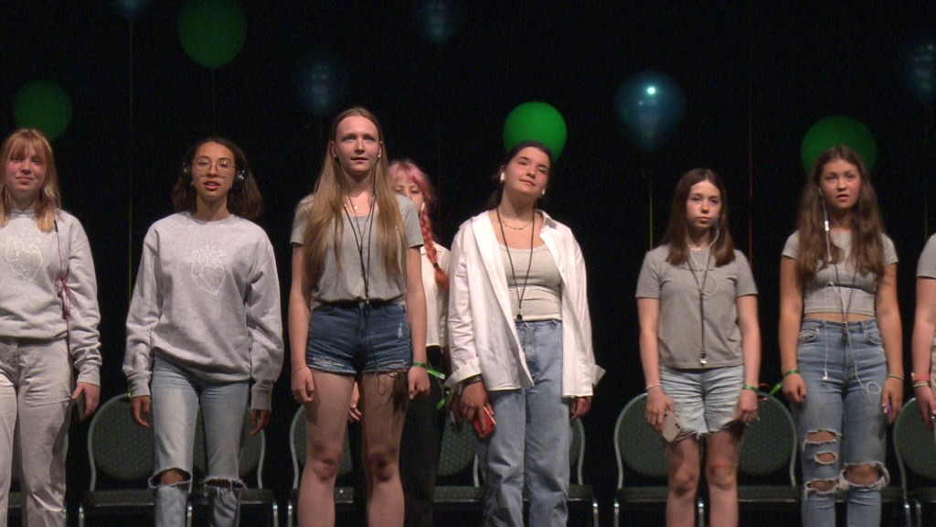 Junge Künstlerinnen bei den Schultheatertagen Saar 2022