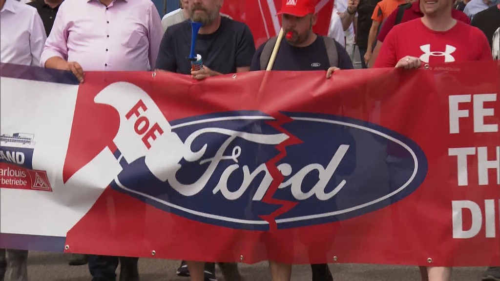 Demo bei Ford Saarlouis