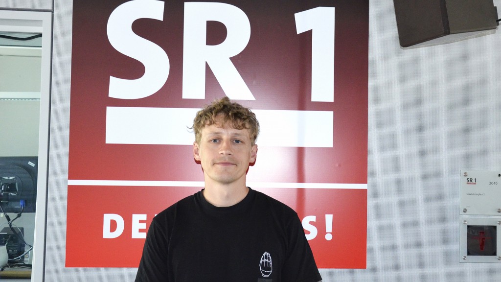 Foto: Tim Bendzko zu Gast im SR 1-Studio
