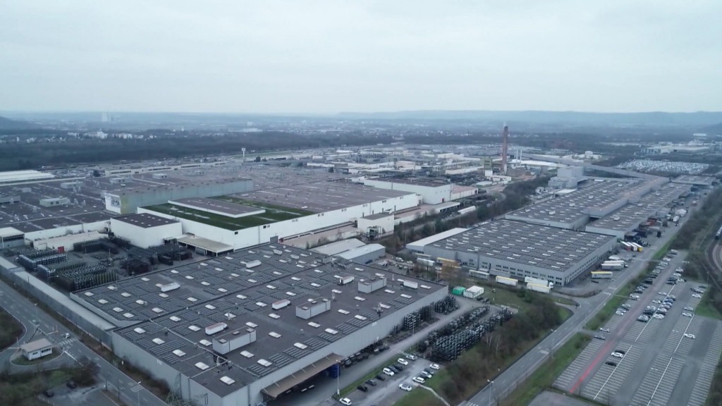 Ein Blick über das Ford-Gelände in Saarlouis