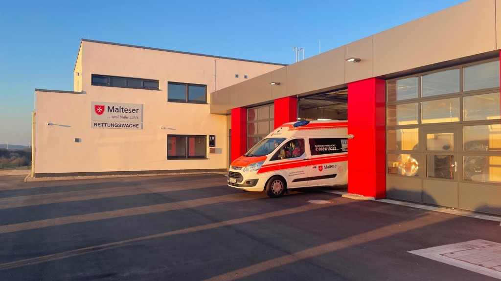 Die Rettungswache in Tholey