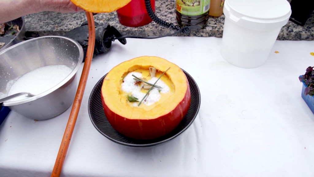 Foto: Vegane Kürbissuppe