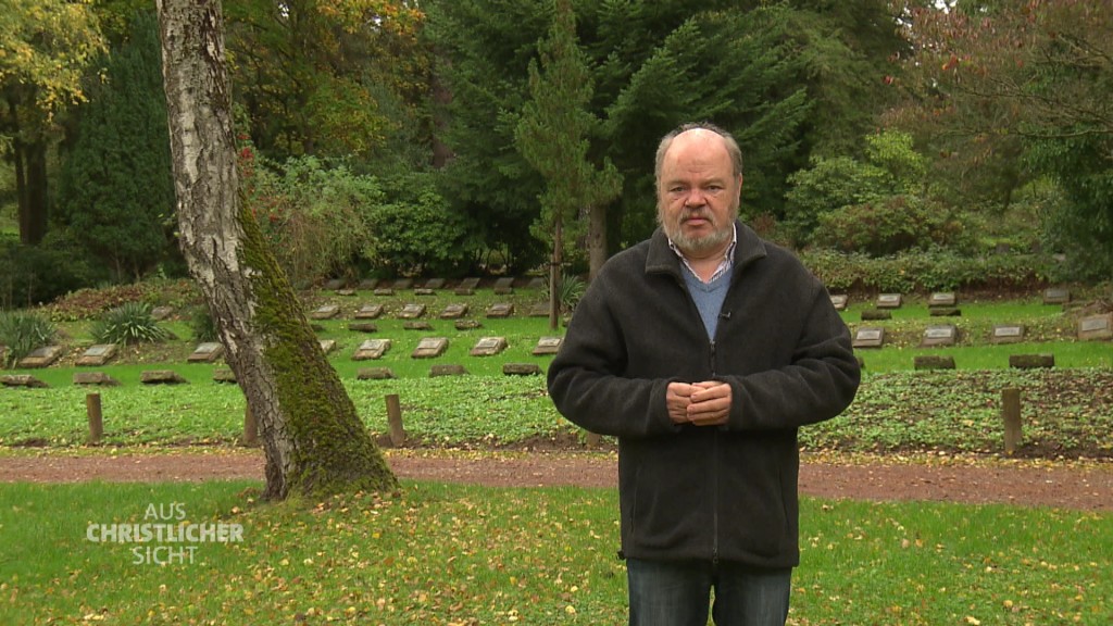 Foto: Matthias Marx auf dem Friedhof