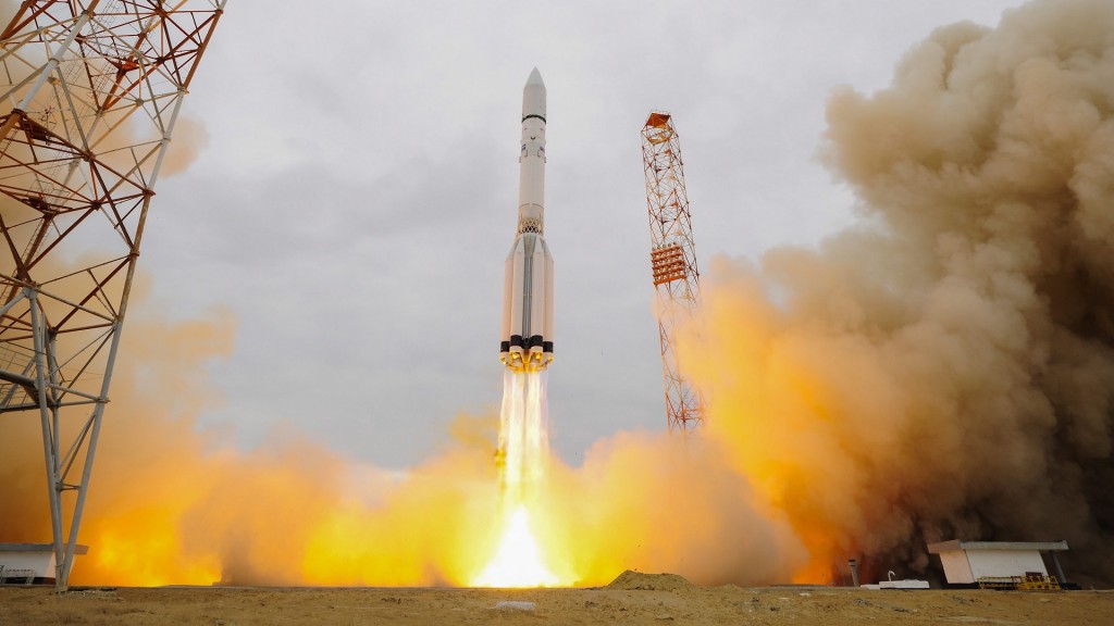 Eine Rakete einer gemeinsamen Raumfahrtmission der Esa und Roskosmos startet am 14.03.2016