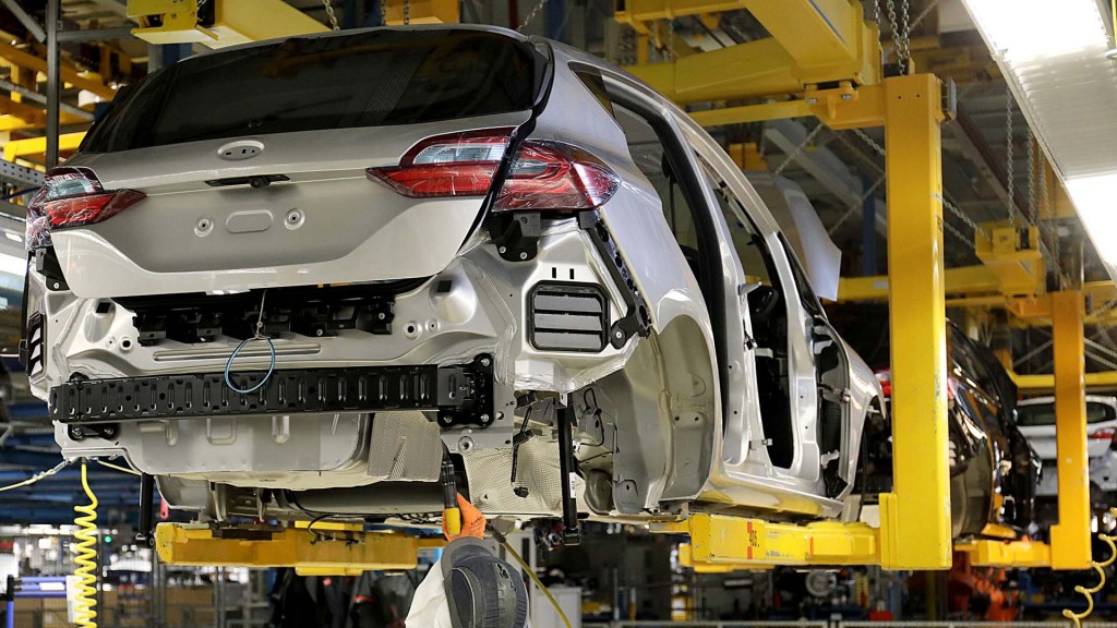 Produktion in der Autoindustrie