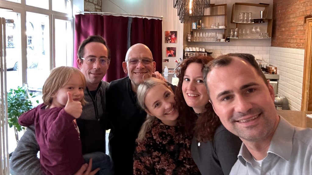 Auf dem Foto u.a. Maren Dinkela, Frank Falkenauer und Jens Jakob