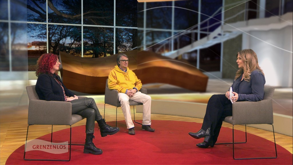 Foto: Verena Sierra mit Susanne Wachs und Gerd Heger im Gespräch