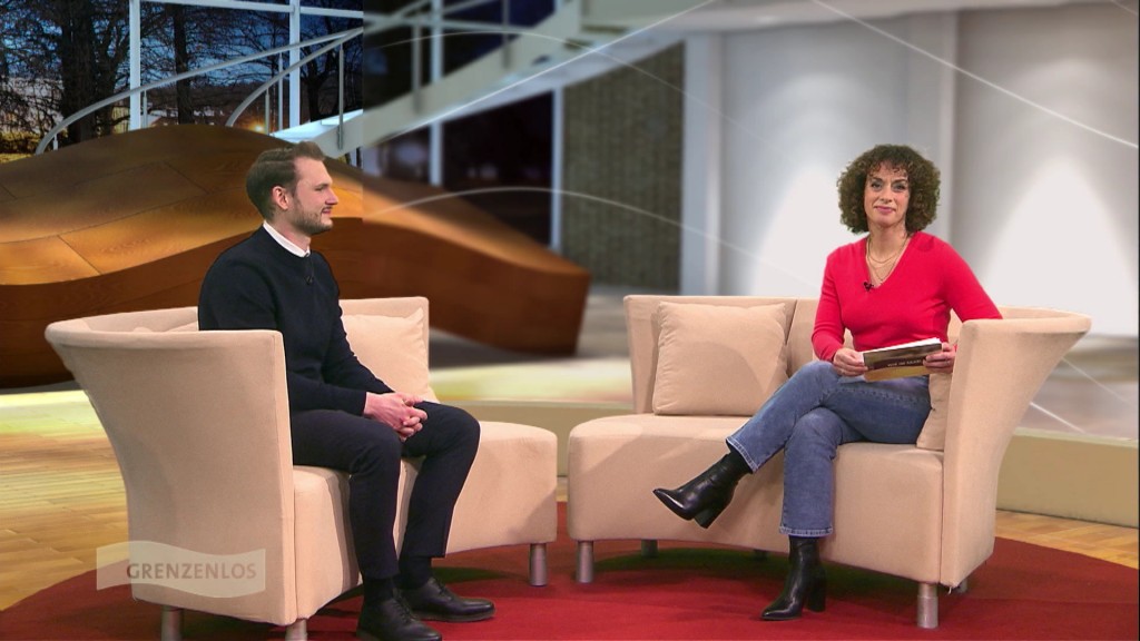 Foto: Marco Karp im Interview mit Christine Alt