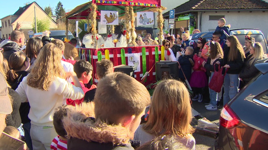 Foto: Faasebooze beim Umzug in Großrosseln