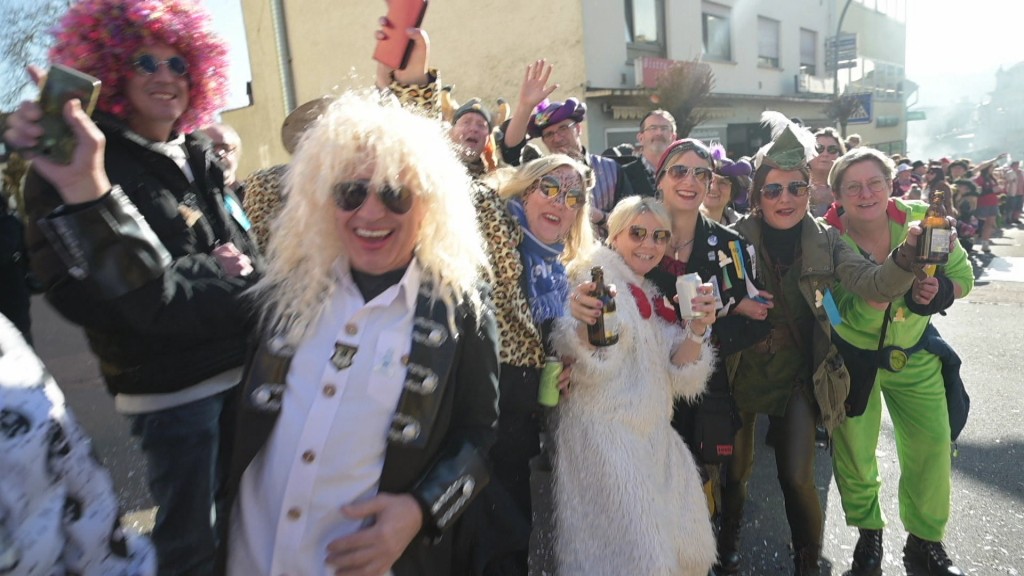 Faasebooze beim Umzug in Lebach