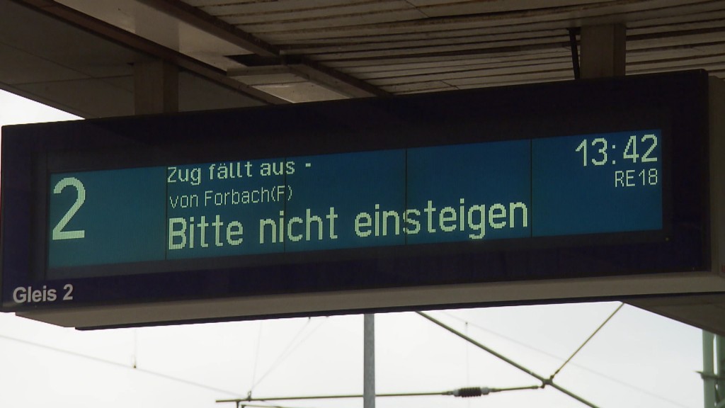 Streik in Frankreich: Betroffen sind auch die Bahnverbindungen nach Deutschland 