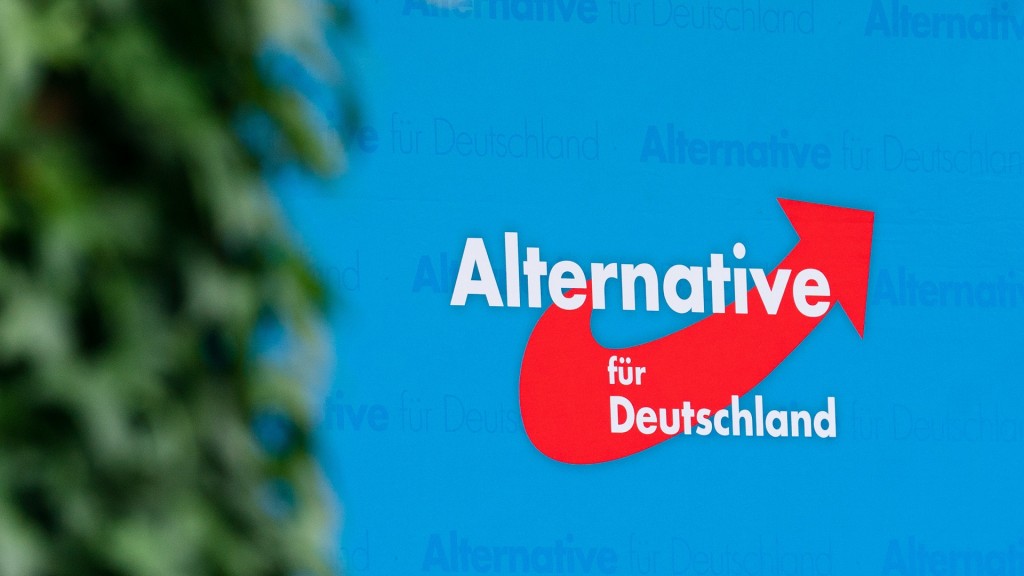 Das Logo der Partei AFD - Alternative für Deutschland