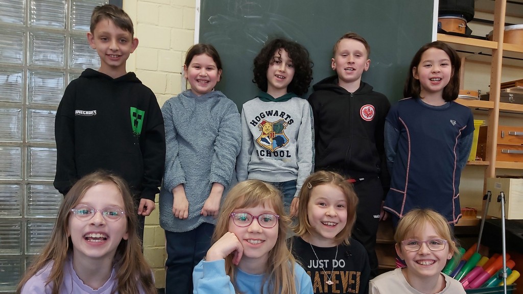 Schüler und Schülerinnen der Klasse 3.1 der Grundschule Rodenhof