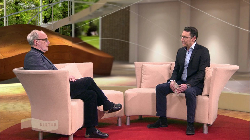 Foto: Hans-Jochen Hoffmann (l.) und Marcel Lütz-Binder (r.) im Studio