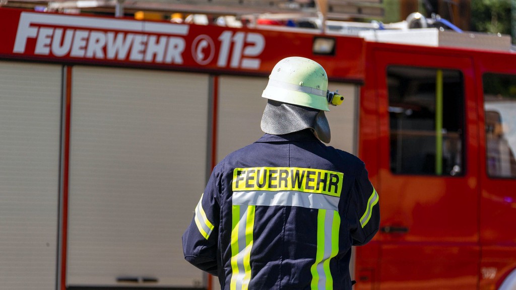 Feuerwehrmann im Einsatz