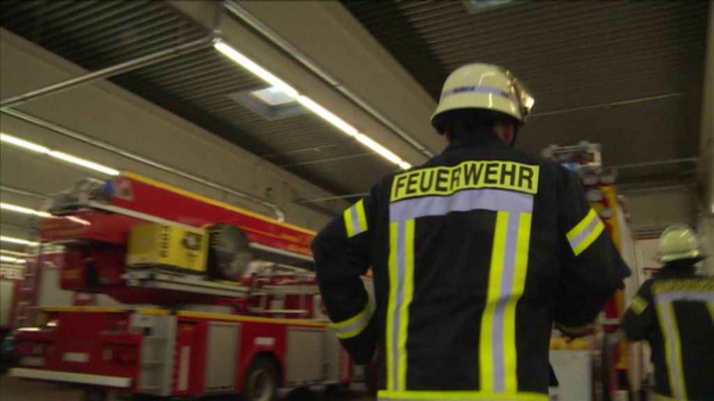 Foto: Feuerwehrmann im Einsatz