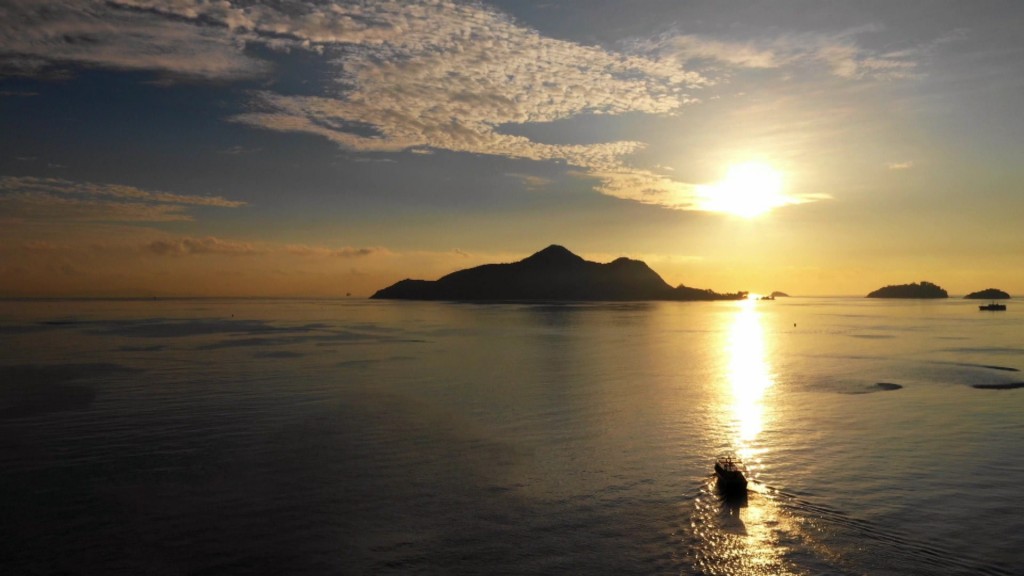 Foto: Standbild aus der Sendung - Der Blick auf den Ozean rund um die Seychellen