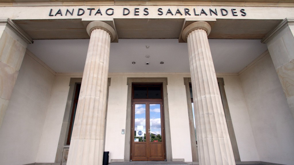 Landtag des Saarlandes, Eingang