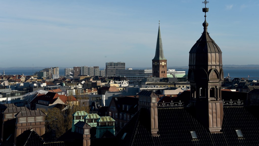 Blick über Aarhus