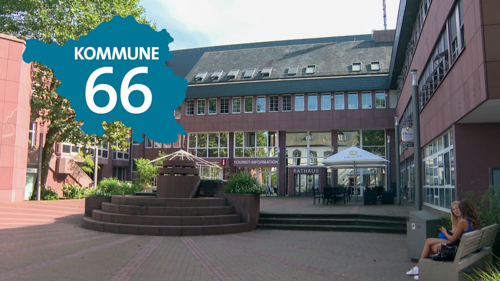 Kommune 66 – Blick auf die Stadtverwaltung in Merzig