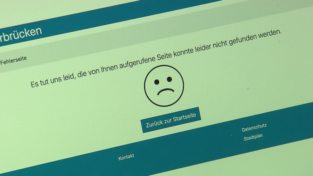 Foto: Fehlerseite - Seite konnte im Browser nicht geladen werden