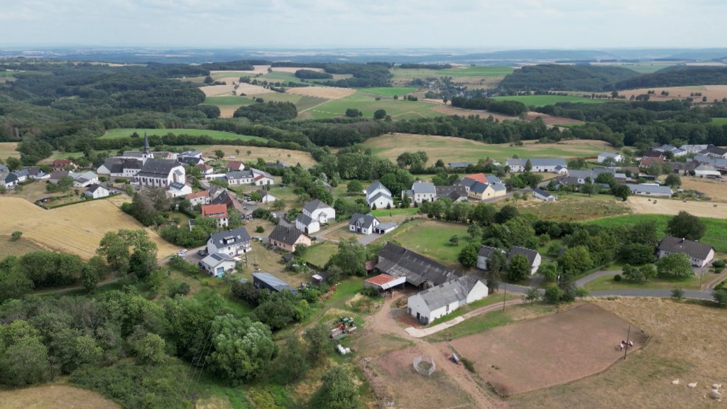 Foto: Blick auf das Eifeldorf Weidingen