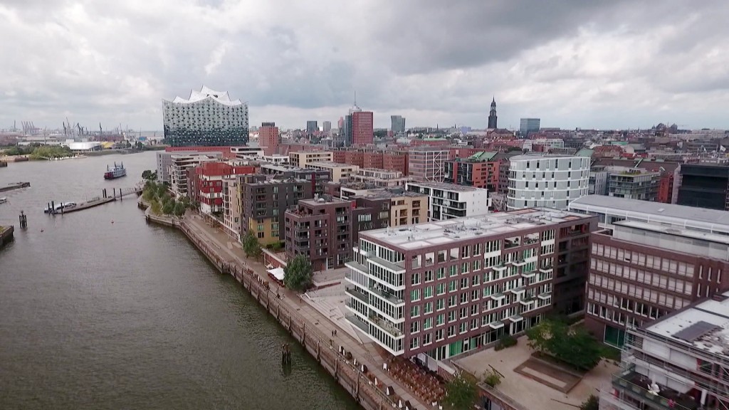 Foto: Blick auf Hamburg