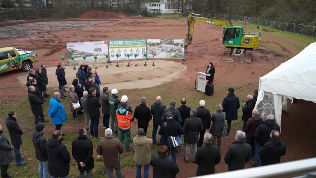 Foto: Baustelle der künftigen Neunkircher Ganztagesschule