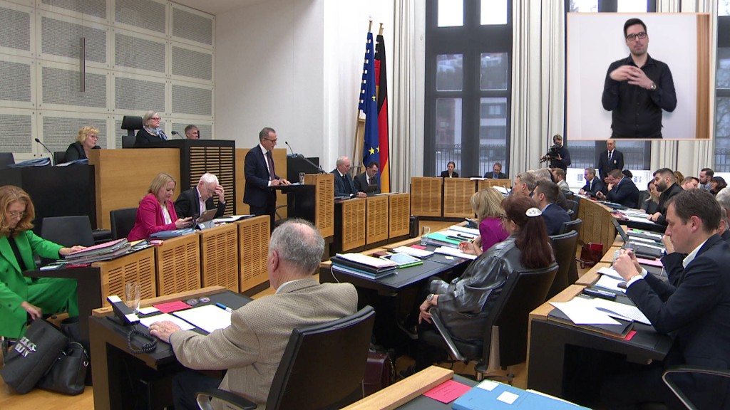 Foto: Einblick in den Landtag des Saarlandes