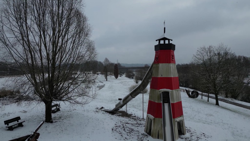 Foto: Saargarten im Schnee