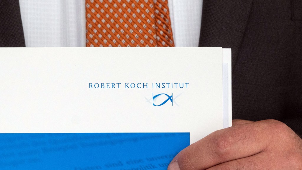 Logo des Robert Koch-Instituts (RKI) auf einem Dokument